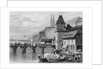 A River Scene at Basel by Anonymous