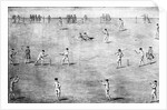 Illustration of Cricket Game by Anonymous