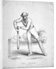 Cricket Player by Anonymous