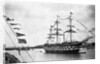Cadets Man Yards of HMS Worcester by Anonymous