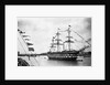 Cadets Man Yards of HMS Worcester by Anonymous
