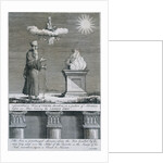 18th-Century Engraving of Sculpture on an Ancient Mausoleum at Persepolis by Anonymous