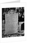 Pioneer's Epitaph by Anonymous