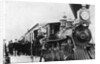 Men and Canadian Steam Locomotive by Anonymous