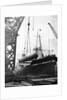 Crane Lifting Oil Refinery Tower from Cargo Ship by Anonymous