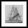 Illustration of Herschel's Giant Telescope by Anonymous