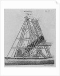Illustration of Herschel's Giant Telescope by Anonymous