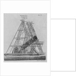 Illustration of Herschel's Giant Telescope by Anonymous