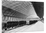 Passenger Trains at St. Pancras Station by Anonymous