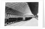 Passenger Trains at St. Pancras Station by Anonymous