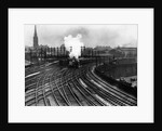 Steam Trains Depart from Newcastle Station by Anonymous