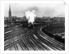 Steam Trains Depart from Newcastle Station by Anonymous