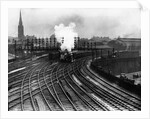 Steam Trains Depart from Newcastle Station by Anonymous