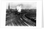 Steam Trains Depart from Newcastle Station by Anonymous