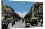 Color Print of Boulevard Montmartre, Paris by Anonymous