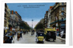 Color Print of Boulevard Montmartre, Paris by Anonymous
