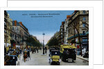 Color Print of Boulevard Montmartre, Paris by Anonymous