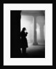 Silhouette of Man Lighting Pipe by Anonymous