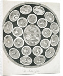 Early 19th-Century Print Depicting The Indian Zodiac by Anonymous