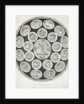 Early 19th-Century Print Depicting The Indian Zodiac by Anonymous