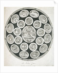 Early 19th-Century Print Depicting The Indian Zodiac by Anonymous
