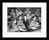 Artistic Etching Of Children At The Pantomime by Anonymous