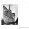 RMS Aquitania in Dry Dock by Anonymous