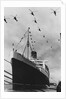 Helicopters Fly Over the Queen Mary by Anonymous