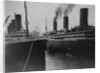 The Berengaria Sails Past the Olympic by Anonymous