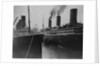 The Berengaria Sails Past the Olympic by Anonymous