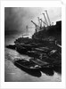 Barges Moored at Hays Wharf by Anonymous