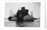 Re-Floating German Battleship, Scapa Flow by Anonymous