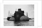 Re-Floating German Battleship, Scapa Flow by Anonymous