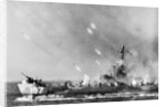 American LSM\R Launches Rockets at Okinawa by Anonymous