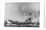 American LSM\R Launches Rockets at Okinawa by Anonymous