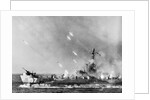 American LSM\R Launches Rockets at Okinawa by Anonymous