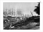 Sailing Ships Docked at Calcutta by Anonymous