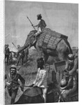 Elephant Battery at Action in Burma by Anonymous