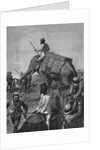 Elephant Battery at Action in Burma by Anonymous