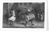 Christmas Musicians in the Rain by Anonymous