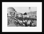 Medical Students Parade in Cairo, 1940 by Anonymous