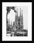 The Cathedral Of The Sagrada Familia In Barcelona, 1939. by Anonymous