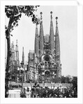 The Cathedral Of The Sagrada Familia In Barcelona, 1939. by Anonymous
