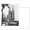 The Cathedral Of The Sagrada Familia In Barcelona, 1939. by Anonymous