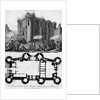 Bastille and Ground Plan by Anonymous