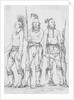 Three Osage Warriors by George Catlin