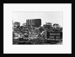 Warning Sign at Garbage Dump by Anonymous