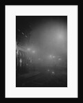 Street Lights in Fog by Anonymous