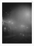 Street Lights in Fog by Anonymous