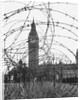Big Ben Through Barbed Wire, ca. 1940 by Anonymous